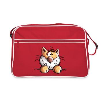 Mignon Chaton - Sac Retro - rouge/blanc - Devant