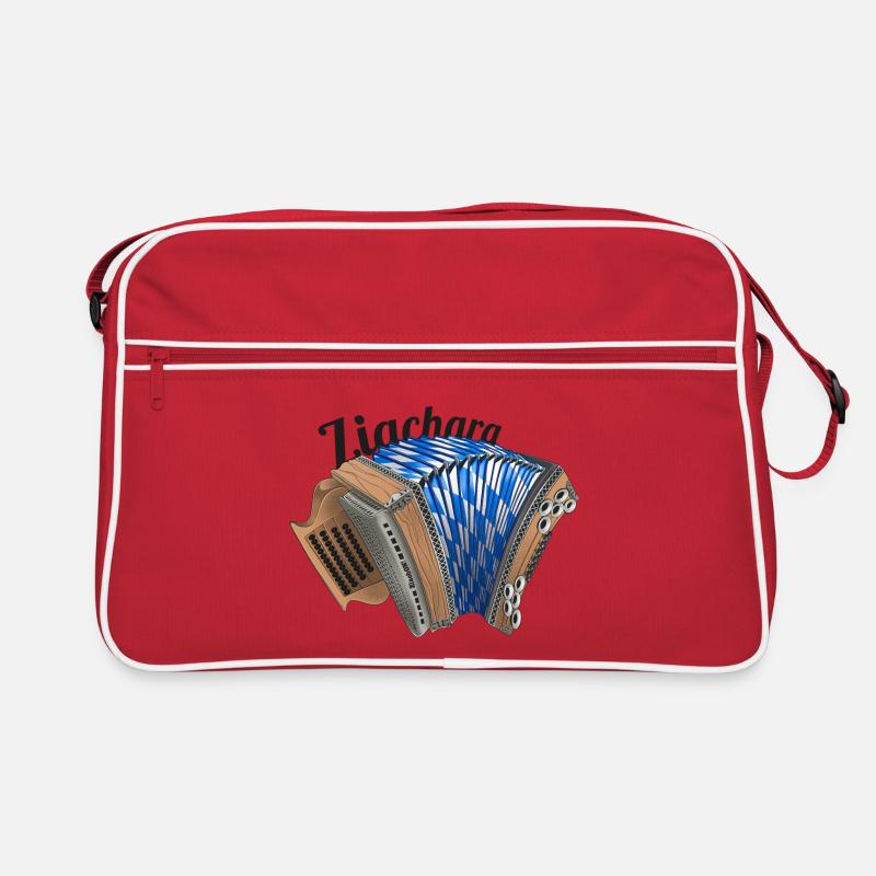 Zichara Bavaria dunkel | ZiachON! - Retro Tasche - Rot/Weiß