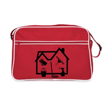 Home Cleaner window cleaner - Retro Bag - red/white - Front