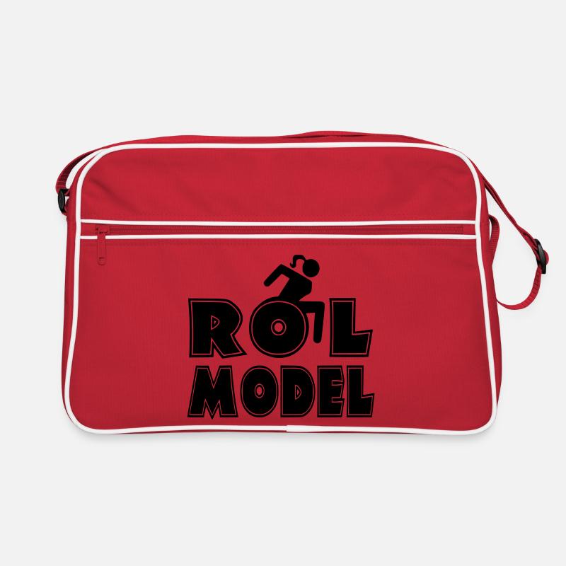 Jeder Rollstuhlfahrer ist ein Vorbild. Ehefrau* Retro Tasche