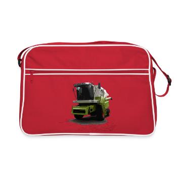 Combine Harvester Mega 360 - Retro Bag - red/white - Front