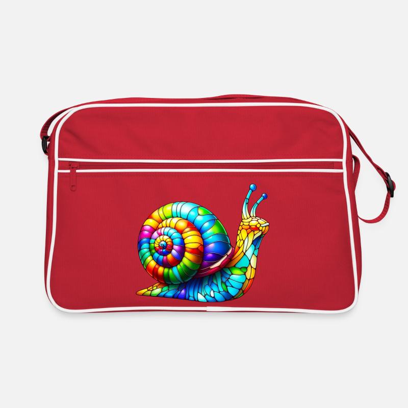 Schnecke Retro Tasche