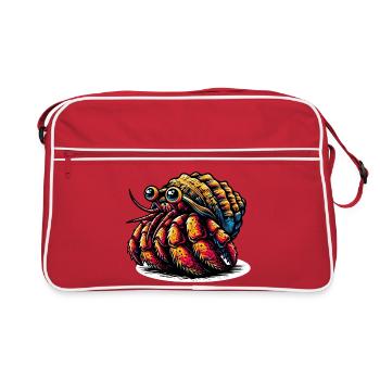 Bernard-l'ermite - Sac Retro - rouge/blanc - Devant