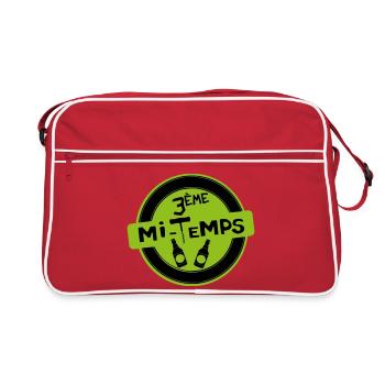 3ème Mi-Temps - Sac Retro - rouge/blanc - Devant