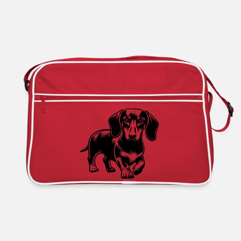Dackel Retro Tasche