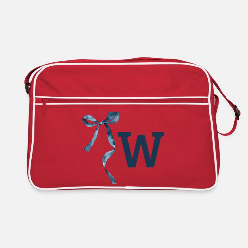 Monogramme w idée cadeau  Sac Retro