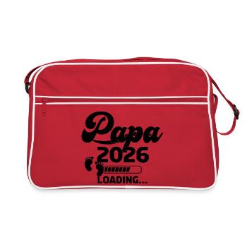 Papa 2026 Chargement - Sac Retro - rouge/blanc - Devant