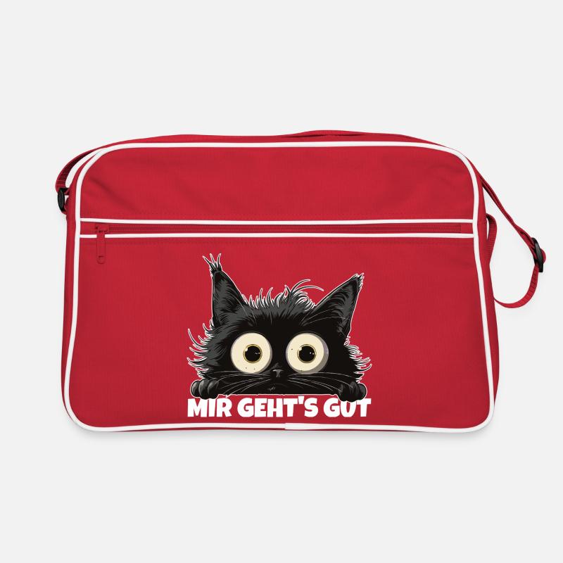 Its fine Im fine everything is fine Retro Tasche