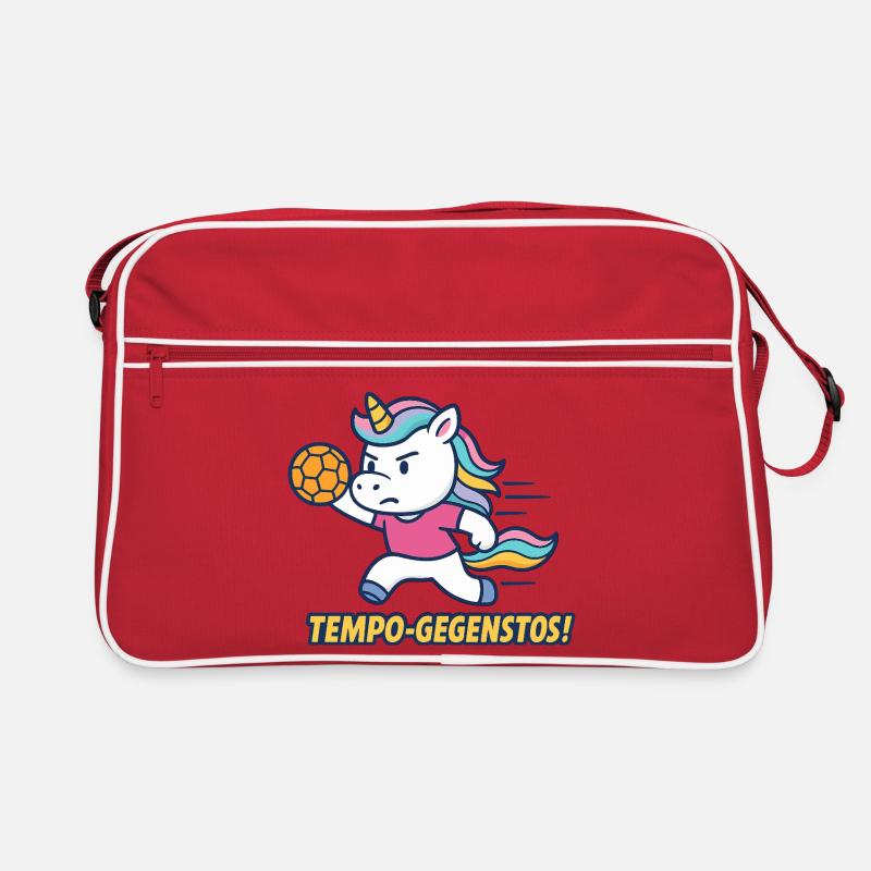 Speed Counter-Kick Unicorn Handball Attack Retro Bag