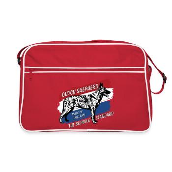 Berger hollandais - Dutchie - Sac Retro - rouge/blanc - Devant