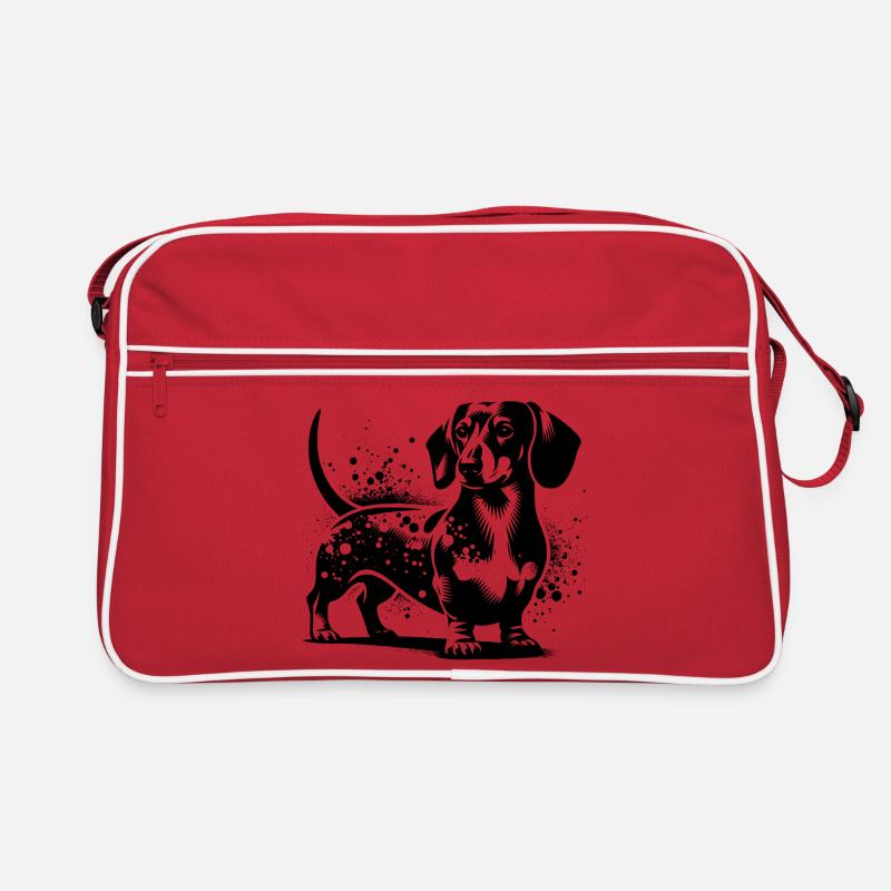 Dackel Retro Tasche