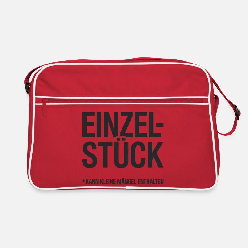 Single piece may contain small flaws Funnier Retro Bag