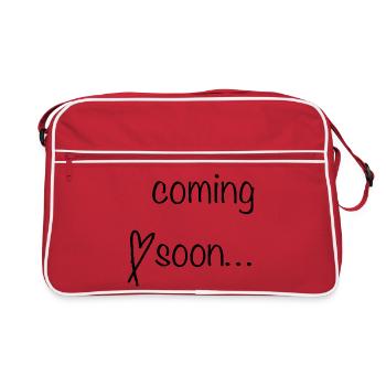 À venir Lettering - Sac Retro - rouge/blanc - Devant