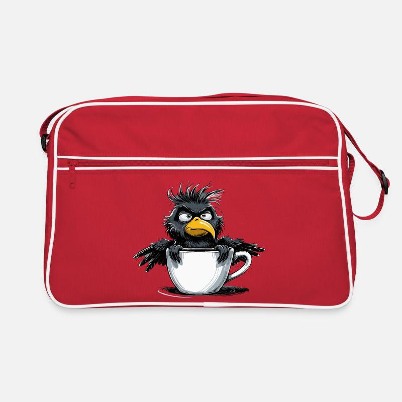 Morgenmuffel Kaffee Kein Bock Rabe Schlechte Laune Retro Tasche