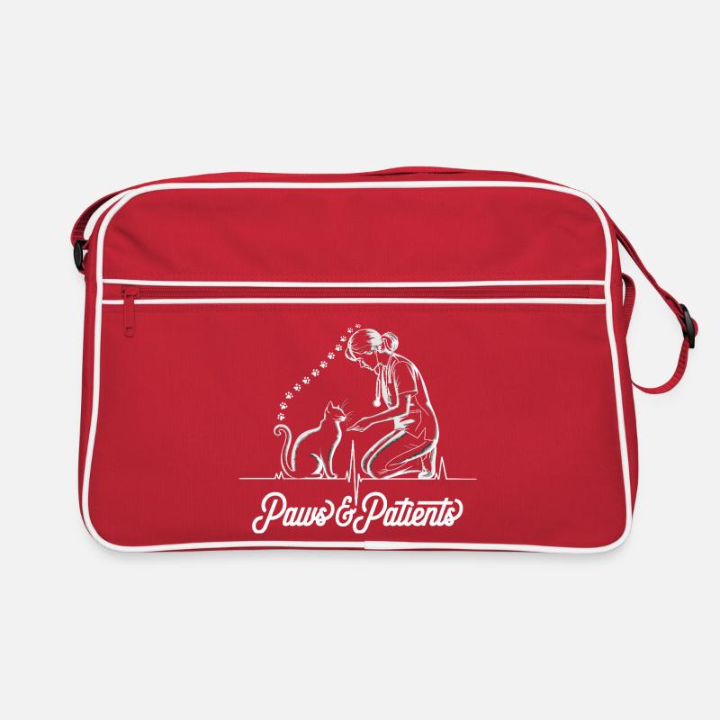 Paws & Patients Veterinarian Cat Retro Bag