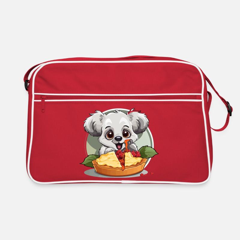 Kawaii Koala Pie Genuss Retro Tasche