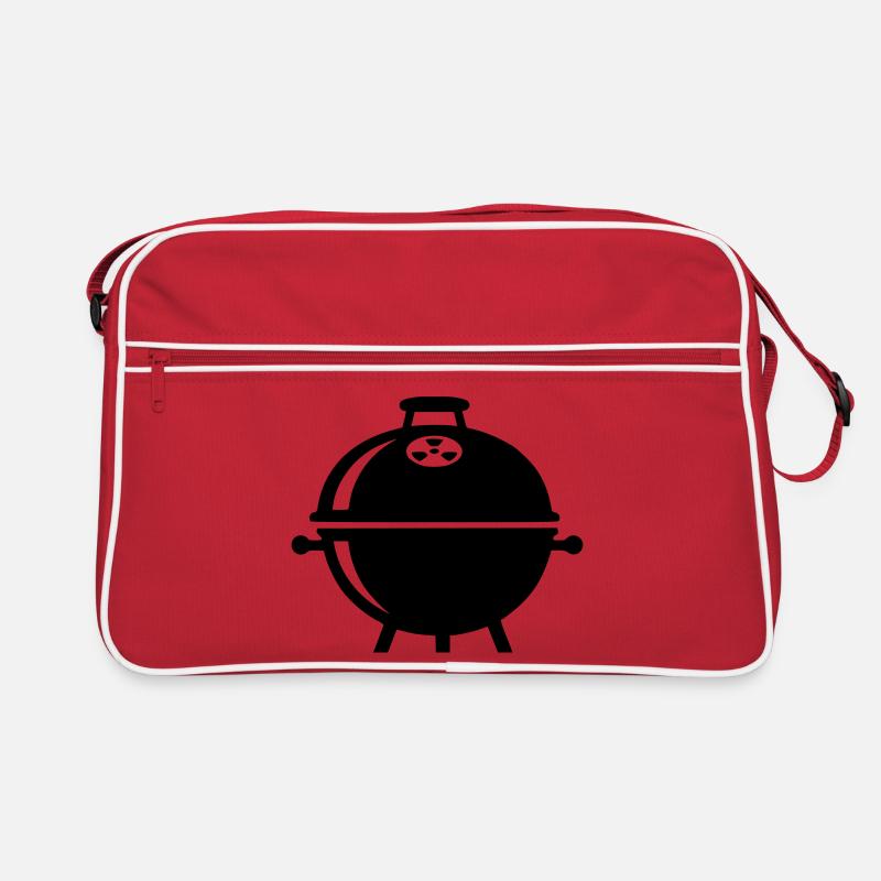 Kettle Grill Charcoal Grill Master BBQ Crew Retro Bag
