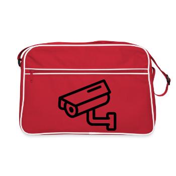 Surveillance camera - Retro Bag - red/white - Front