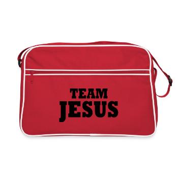 Team jesus - Sac Retro - rouge/blanc - Devant