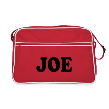 Joe - Sac Retro - rouge/blanc - Devant