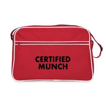 Certified munch - Retro Bag - red/white - Front