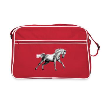 cheval - Sac Retro - rouge/blanc - Devant