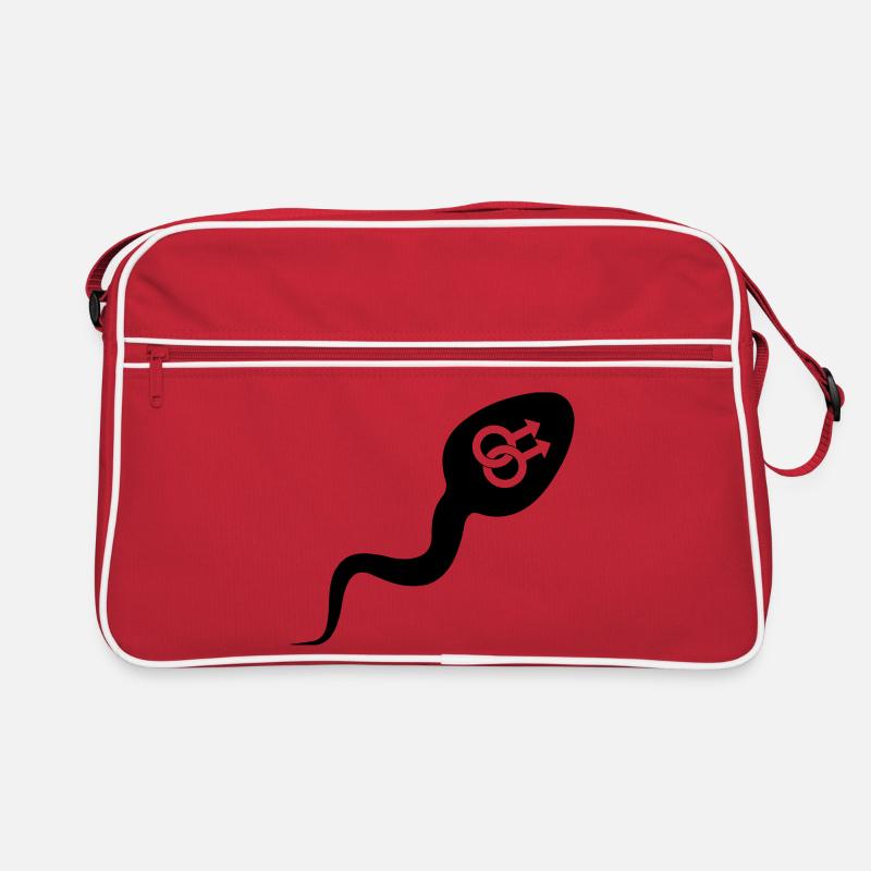 Sperma Sperma homosexuell Retro Tasche
