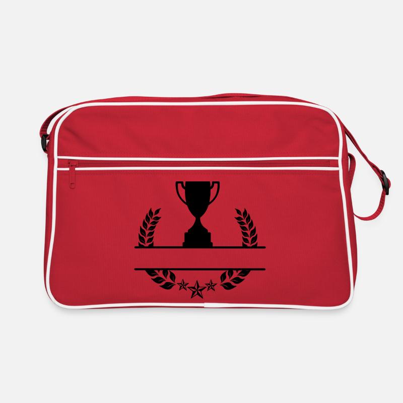 Laurel wreath monogram cup Retro Bag