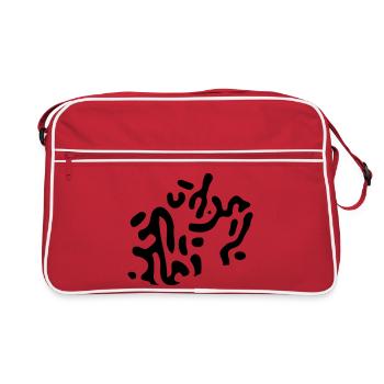Modèle de Turing | Tigerlook | Graphique vectoriel - Sac Retro - rouge/blanc - Devant