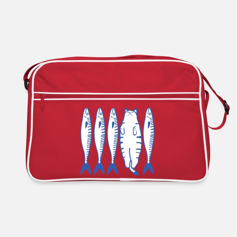 chat blanc et companie Sac Retro