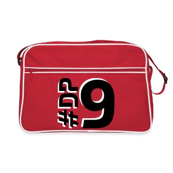 DP9-KARTON - Retro Tasche - Rot/Weiß - Vorne