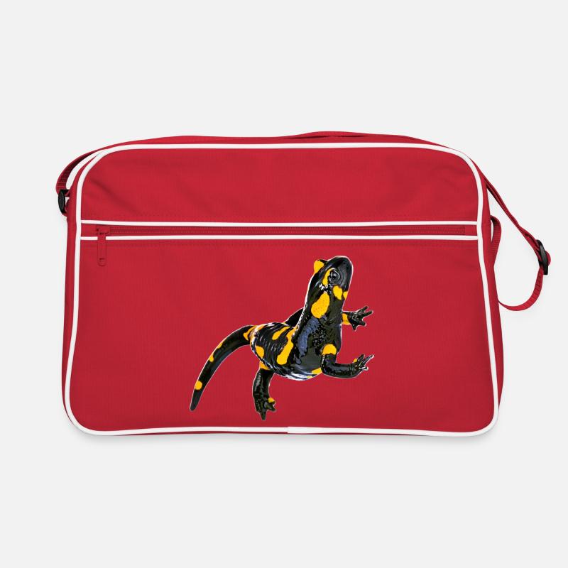 Feuersalamander Retro Tasche