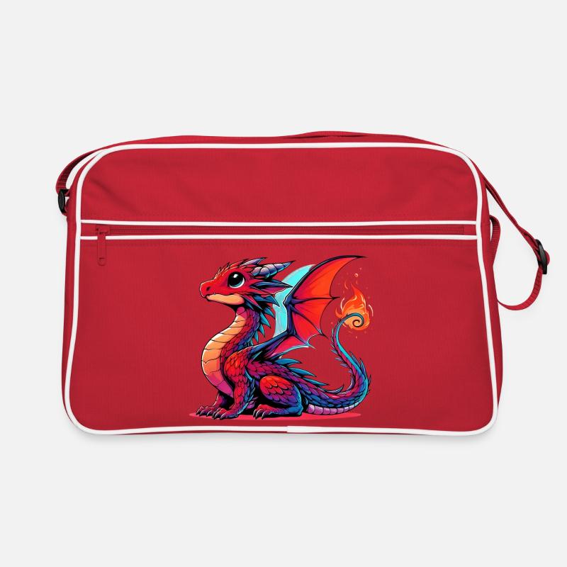 Drache Retro Tasche