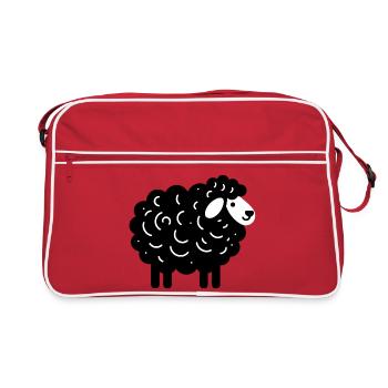 Black Sheep - Retro Bag - red/white - Front