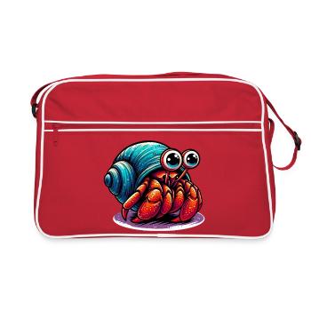 Bernard-l'ermite - Sac Retro - rouge/blanc - Devant
