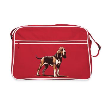 Limier - Sac Retro - rouge/blanc - Devant