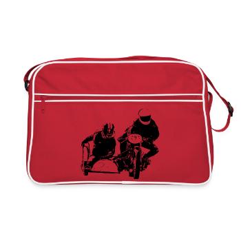 Motocyclette - Sac Retro - rouge/blanc - Devant