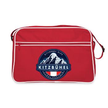 Kitzbühel ,  Kitzbühel Alps, Austria  - Sac Retro - rouge/blanc - Devant