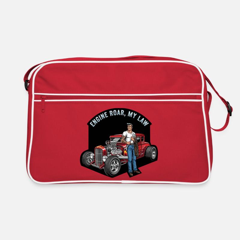 Hot engine and rebellious style Retro Bag