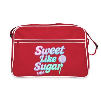 Doux comme du sucre / Y2K Design - Sac Retro - rouge/blanc - Devant