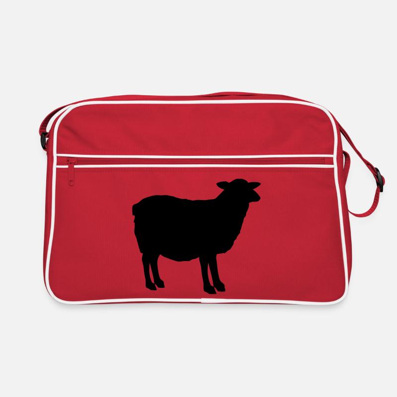 Sheep Silhouette Retro Bag
