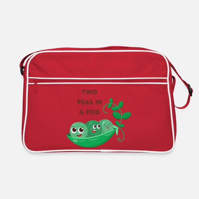 Two Peas In A Pod  Retro Bag