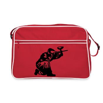 Paintball - Sac Retro - rouge/blanc - Devant