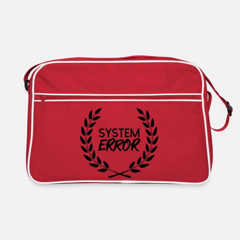 Systemfehler  Retro Tasche