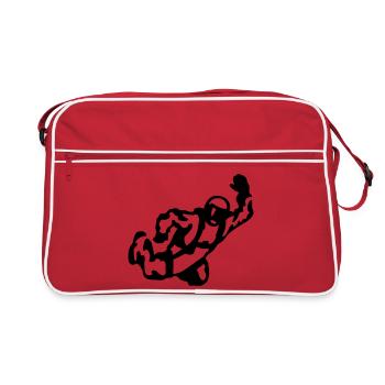 Skydive - Sac Retro - rouge/blanc - Devant