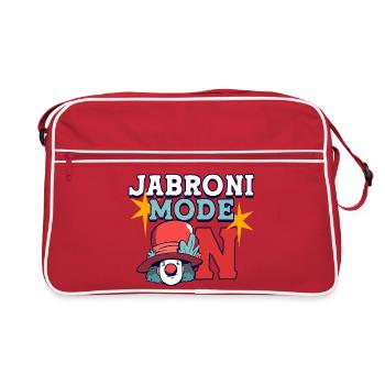 Jabroni Mode On - Retro Tasche - Rot/Weiß - Vorne