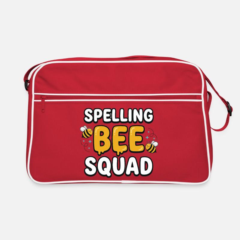 Spelling Bee Squad Cute Bee Team Retro Tasche