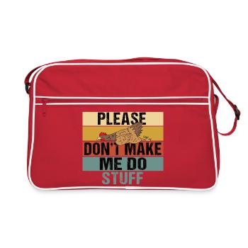 The Chicken Whisperer Funny Backyard Farming - Retro Bag - red/white - Front