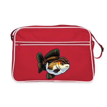 Yuanbao Panda High Quality Goldfish - Retro Bag - red/white - Front