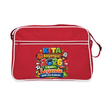 Kita Graduate 2026: Legend leaves site - Retro Bag - red/white - Front